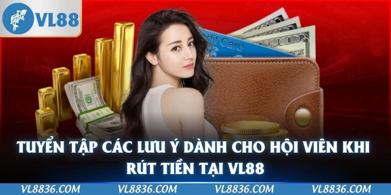 Tuyển tập các lưu ý dành cho hội viên khi rút tiền tại VL88